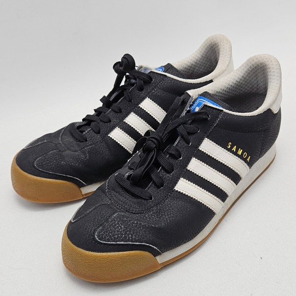 adidas Other - Adidas Samoa Mens Black White Gum Sole C77038 Size 10 Low Top Retro year 2015